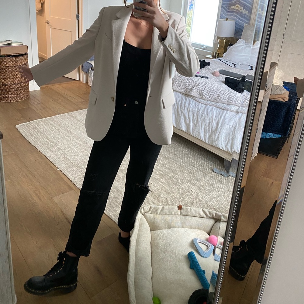 Aritzia blazer in “bone”